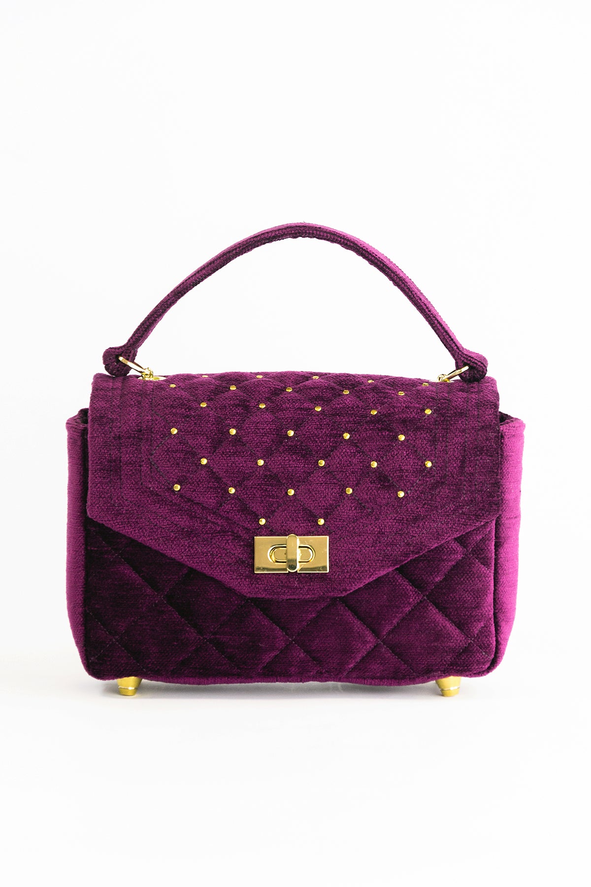 Shoulder Bag "LILAC VELVET" - Manuel Essl Design