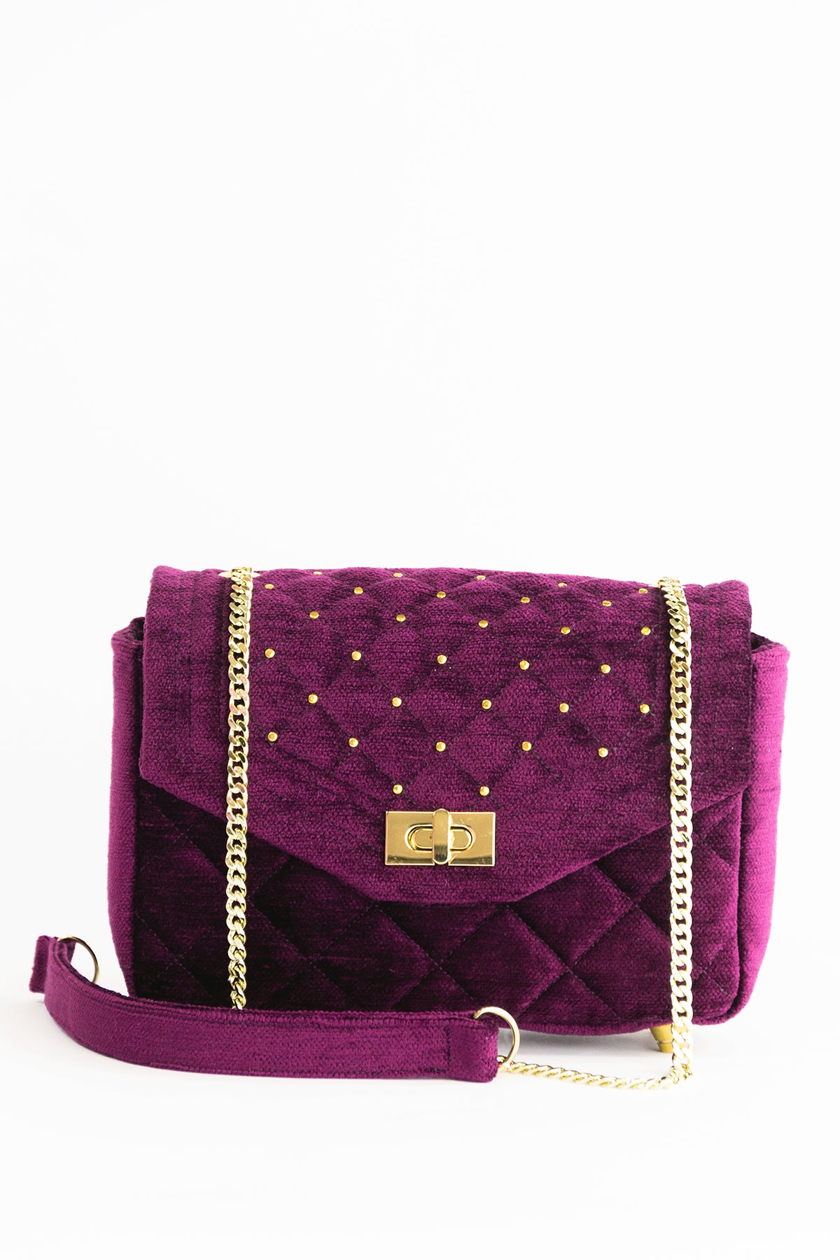 Shoulder Bag "LILAC VELVET" - Manuel Essl Design